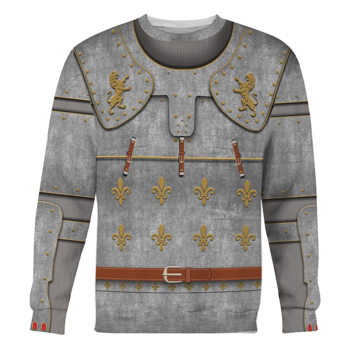 OodieGang Medieval Suit of Armor Costume Hoodie Sweatshirt T-Shirt Tracksuit - OodieGang.com
