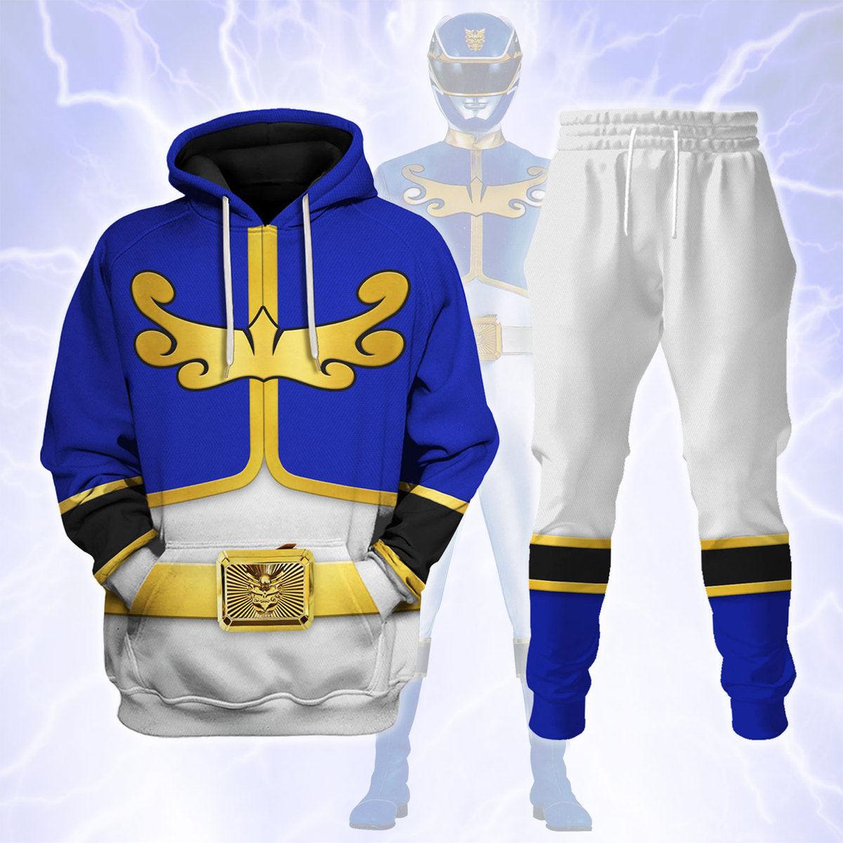 Gearhomie Megaforce Blue Ranger Hoodies Sweatshirt T-shirt Hawaiian Sweatpants - Gearhomie.com