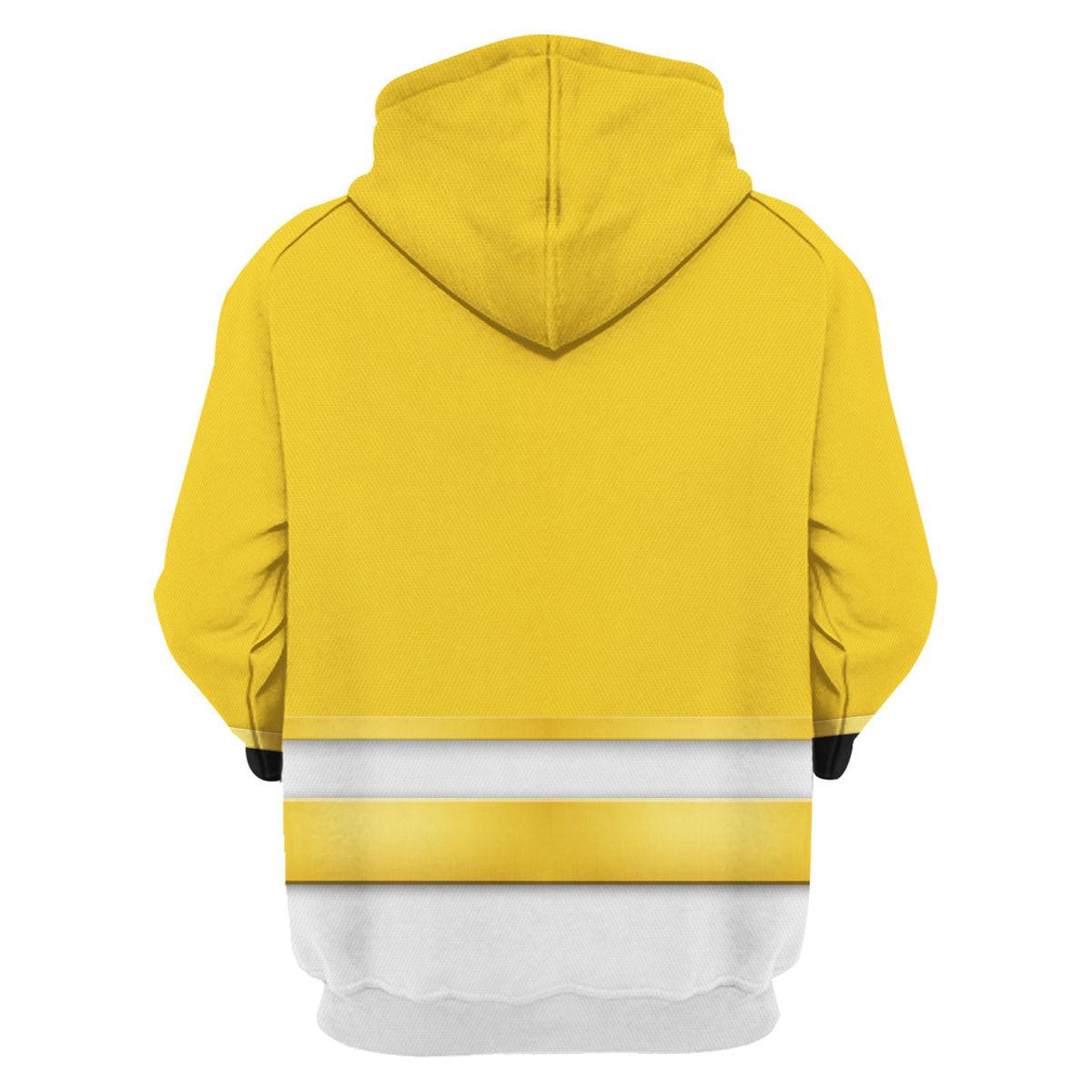 Gearhomie Megaforce Yellow Ranger Hoodies Sweatshirt T-shirt Hawaiian Sweatpants - Gearhomie.com