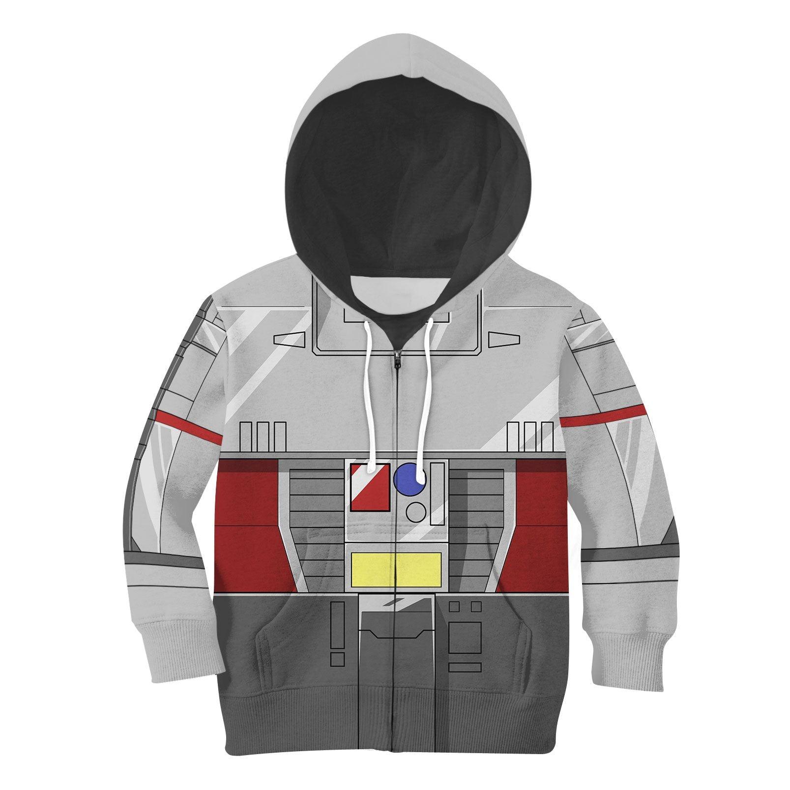 Gearhomie Megatron Kid Costume Cosplay Hoodie Sweatshirt T-Shirt - Gearhomie.com