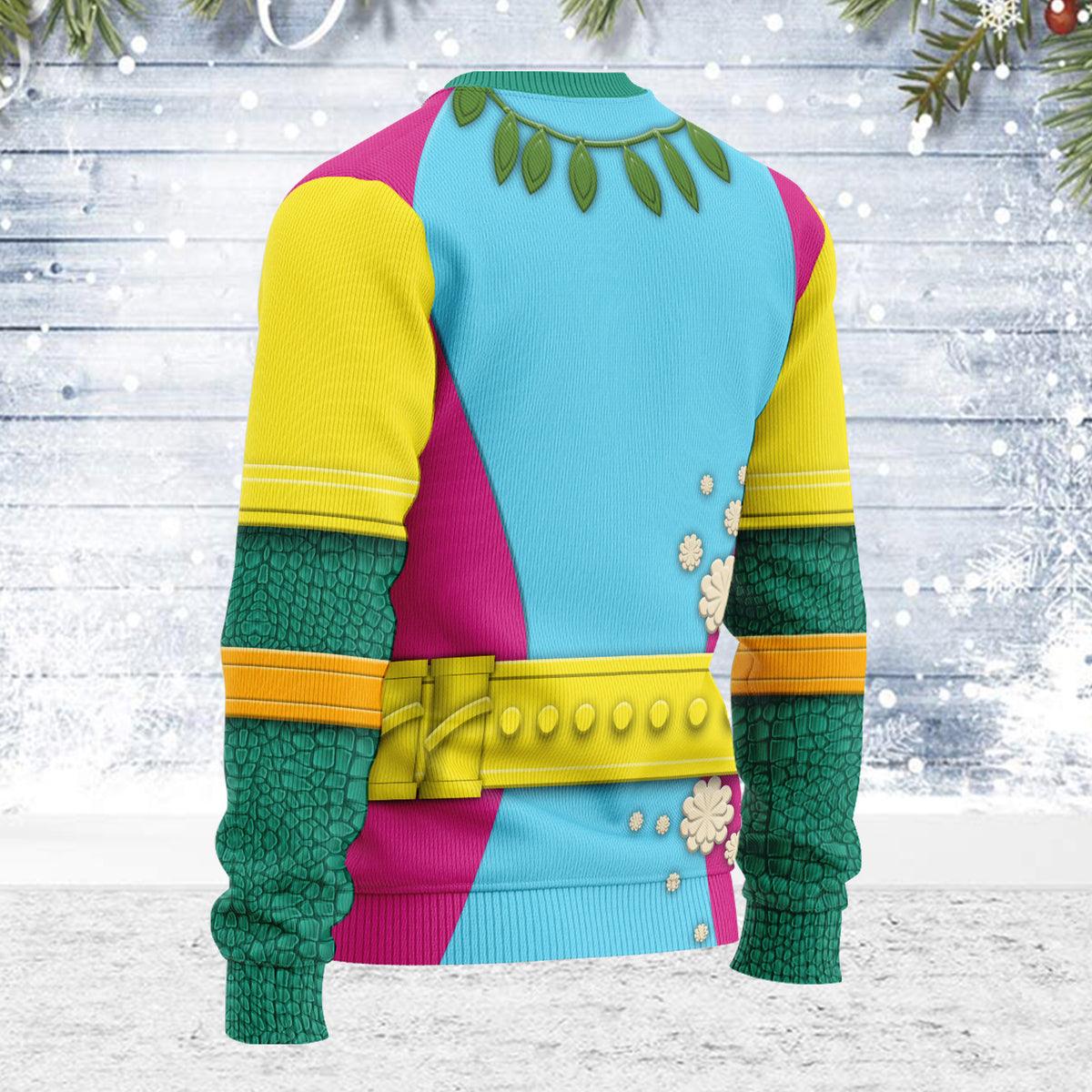 Gearhomie Merry Christmas Sewer Surfer Mike Unisex Wool Sweater - Gearhomie.com
