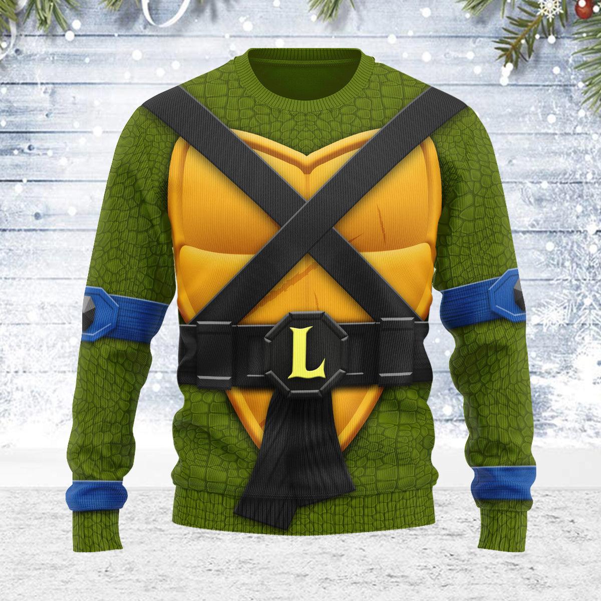 Gearhomie Merry Christmas Ultimates! Leonardo Unisex Wool Sweater - Gearhomie.com