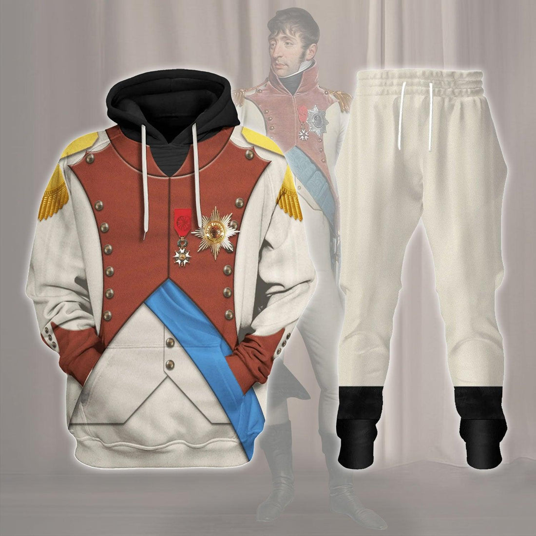 OodieGang Monarch Louis Bonaparte Costume Hoodie Sweatshirt T-Shirt Tracksuit - OodieGang.com