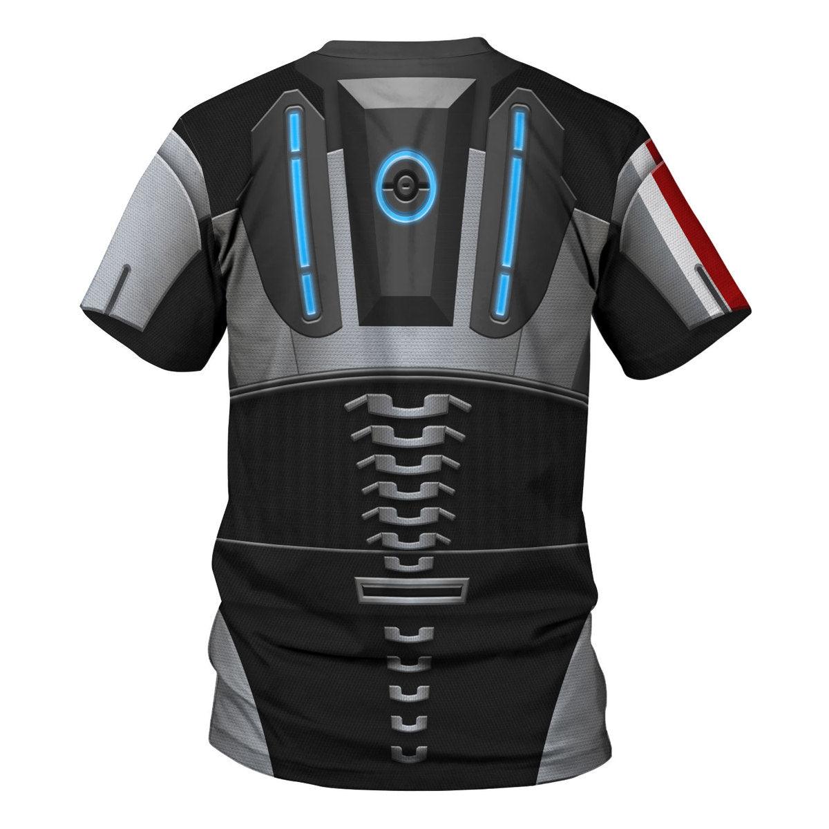 Gearhomie N7 Armor Hoodie Sweatshirt T-shirt Sweatpants Outfit Cosplay Costumes - Gearhomie.com
