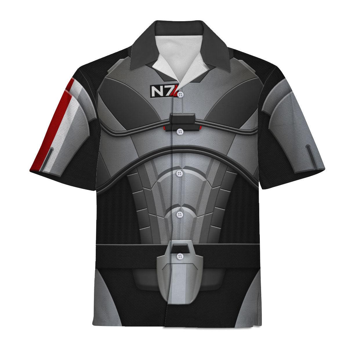 Gearhomie N7 Armor Hoodie Sweatshirt T-shirt Sweatpants Outfit Cosplay Costumes - Gearhomie.com