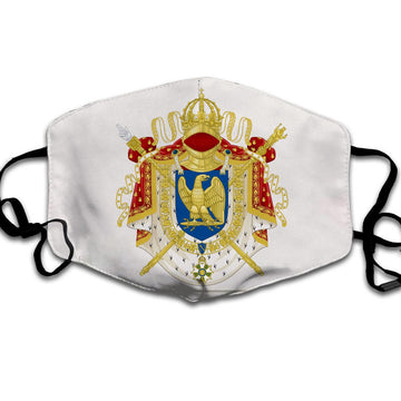Oodiegang Napoleon Coat Of Arms Face Mask - Oodiegang.com