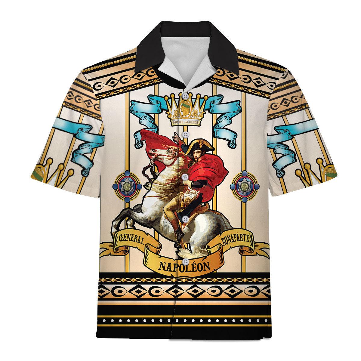 CustomsPig Napoleon Crossing The Alps Hawaiian Shirt - CustomsPig.com