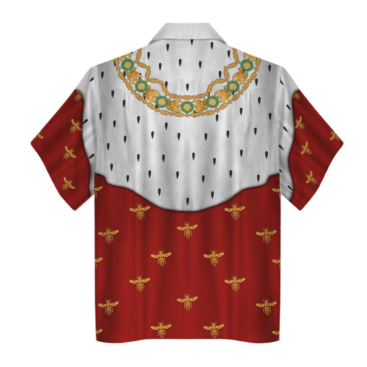Gearhomie Napoleon I in Coronation Robes Costume All Over Print Hoodie Sweatshirt T-Shirt Tracksuit - Gearhomie.com