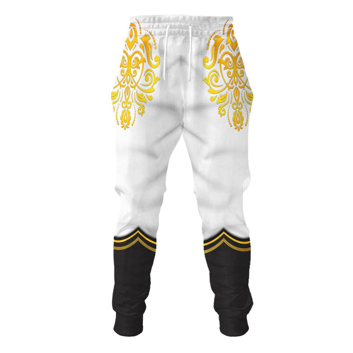 Gearhomie Napoleon I in First Consul Uniform All Over Print Hoodie Sweatshirt T-Shirt Tracksuit - Gearhomie.com