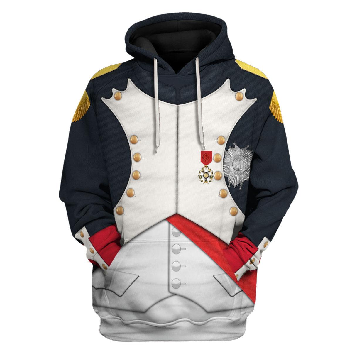 Gearhomie Napoleon I In His Grenadier Uniform All Over Print Hoodie Sweatshirt T-Shirt Tracksuit - Gearhomie.com