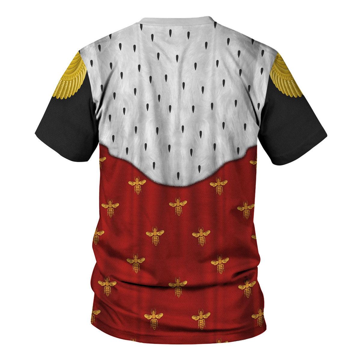 Gearhomie Napoleon III in Coronation Robes Uniform All Over Print Hoodie Sweatshirt T-Shirt Tracksuit - Gearhomie.com