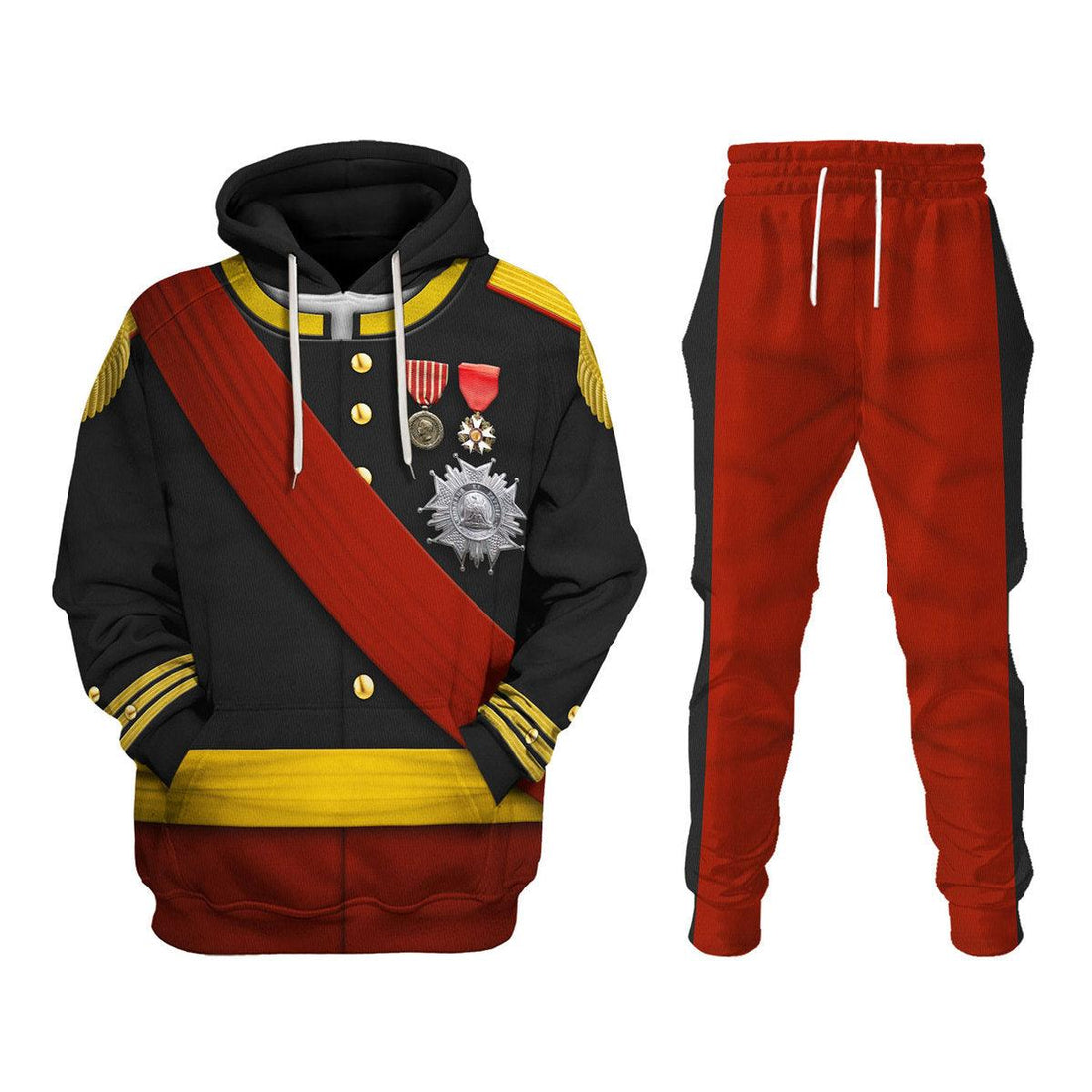 Gearhomie Napoleon III Uniform All Over Print Hoodie Sweatshirt T-Shirt Tracksuit - Gearhomie.com
