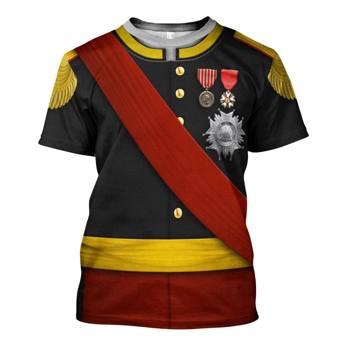 Gearhomie Napoleon III Uniform All Over Print Hoodie Sweatshirt T-Shirt Tracksuit - Gearhomie.com