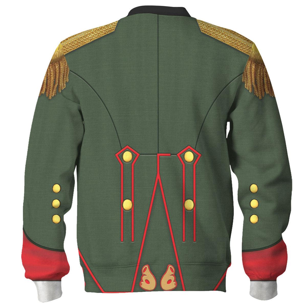 Oodiegang Napoleon in Chasseur-Cheval Reg Costume Hoodie Sweatshirt T-Shirt Tracksuit - Oodiegang.com