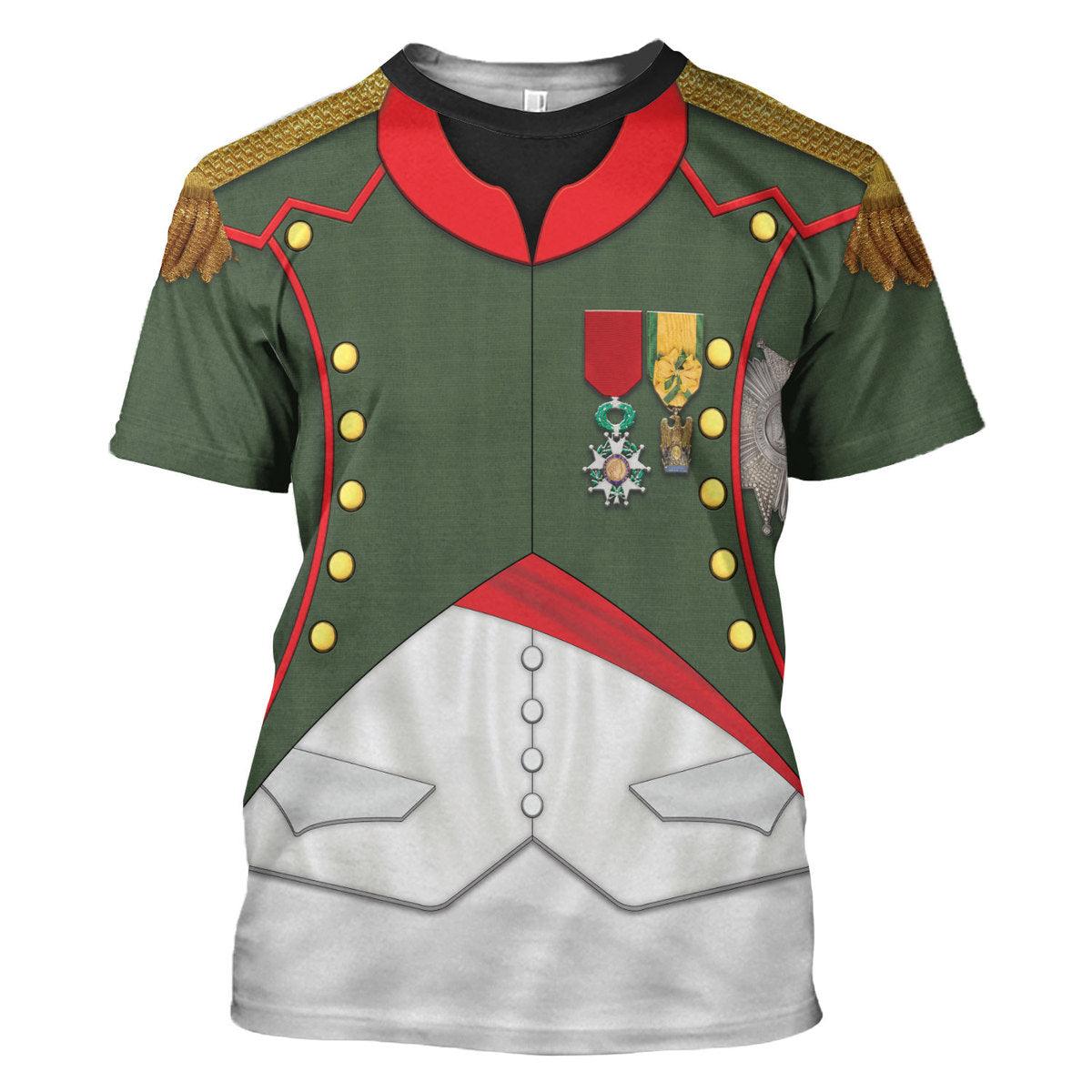Gearhomie Napoleon in Chasseur-Cheval Reg Costume Hoodie Sweatshirt T-Shirt Tracksuit - Gearhomie.com