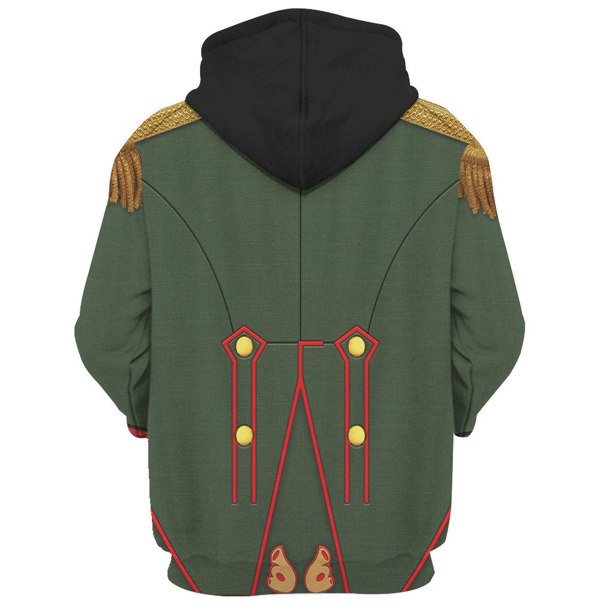 Gearhomie Napoleon in Chasseur-Cheval Reg Costume Hoodie Sweatshirt T-Shirt Tracksuit - Gearhomie.com