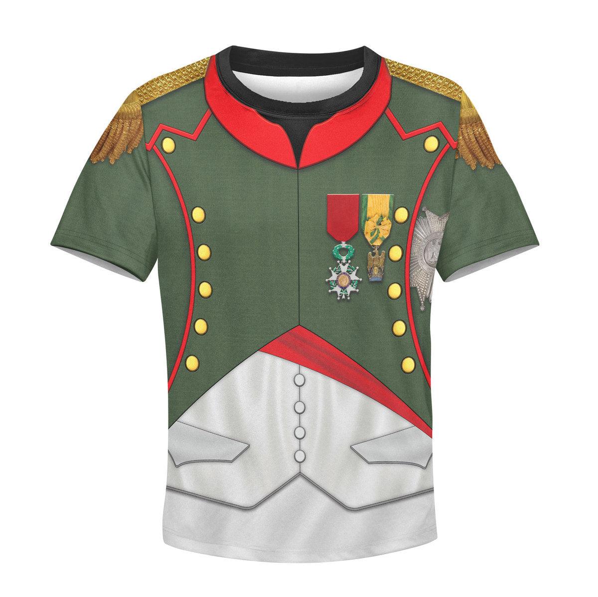 GearHomie Napoleon In Chasseur-Cheval Reg Unisex Kid Tops - Gearhomie.com