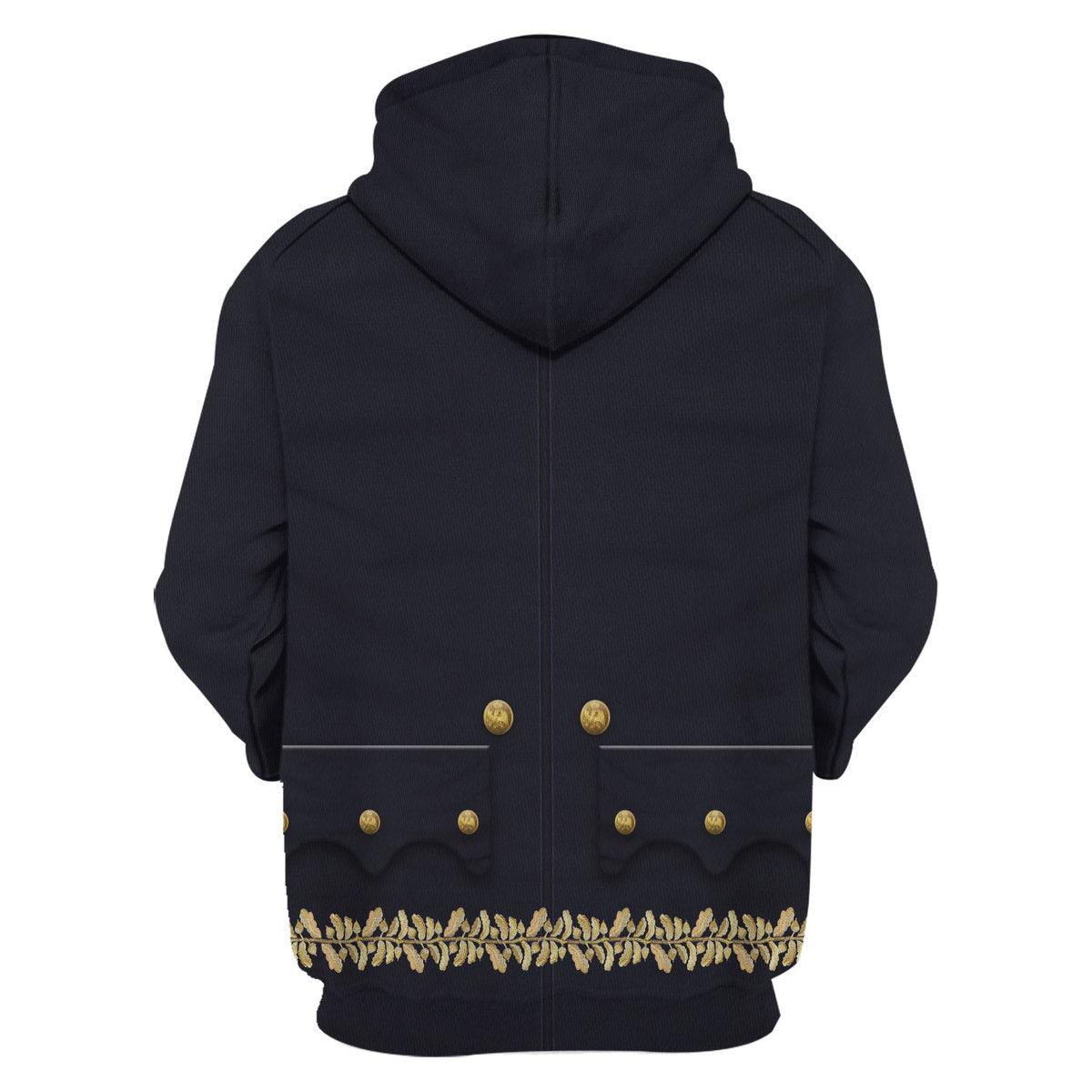 Gearhomie Napoleon in His General Uniform All Over Print Hoodie Sweatshirt T-Shirt Tracksuit - Gearhomie.com