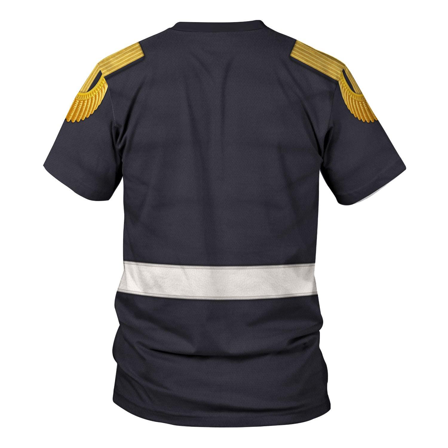 Gearhomie Napoleonic French Grenadier Officer-Campaign Dress (1806-1815) Uniform All Over Print Hoodie Sweatshirt T-Shirt Tracksuit - Gearhomie.com