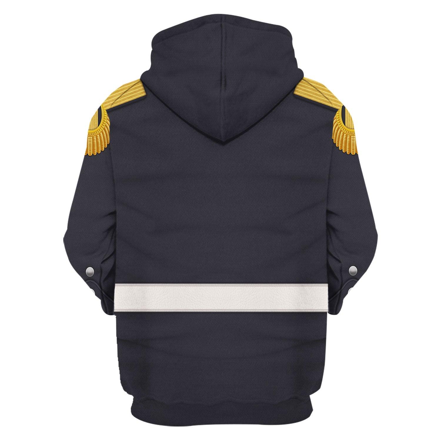 Gearhomie Napoleonic French Grenadier Officer-Campaign Dress (1806-1815) Uniform All Over Print Hoodie Sweatshirt T-Shirt Tracksuit - Gearhomie.com