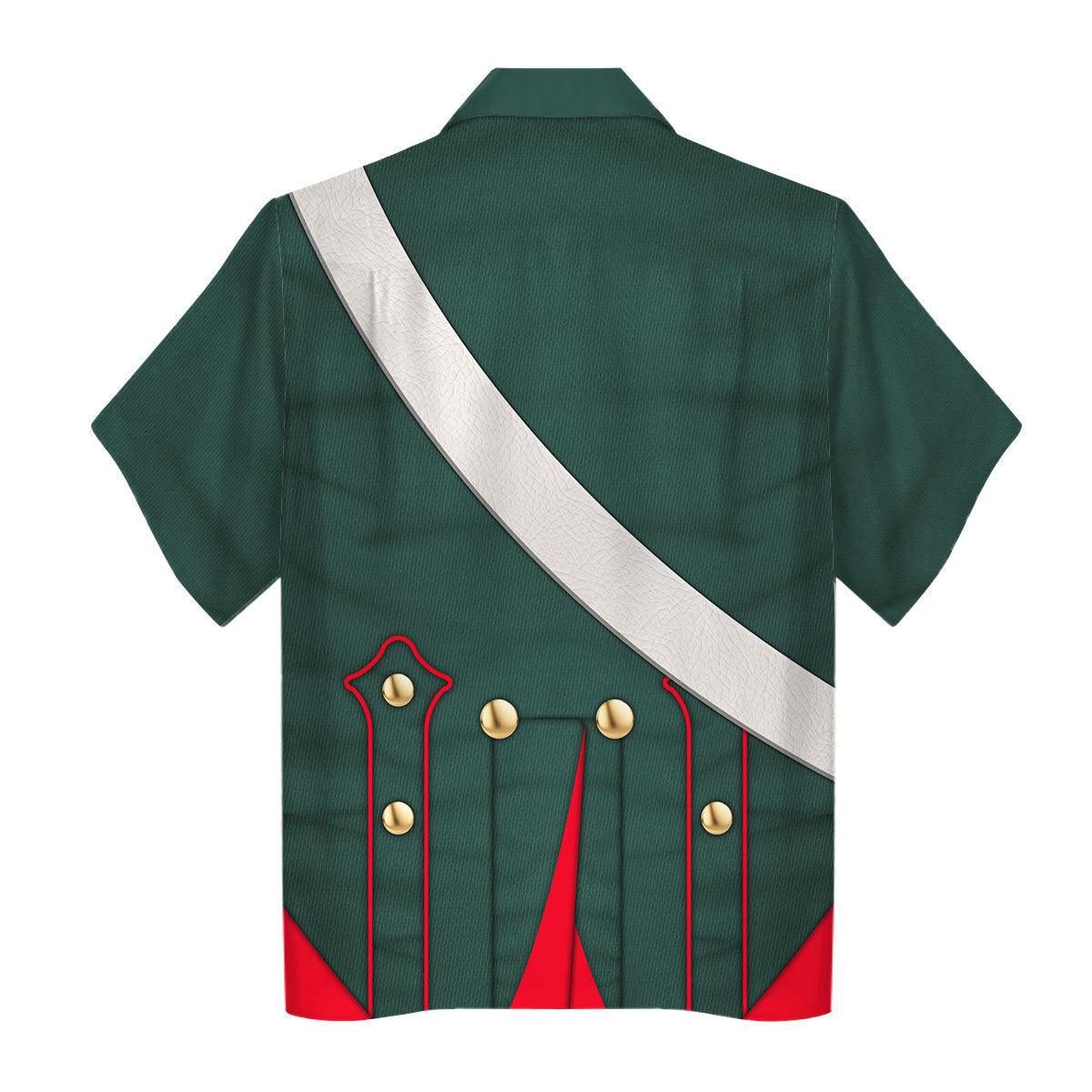 Gearhomie Napoleonic French Light Cavalry-Lancer (1812-1815) Uniform All Over Print Hoodie Sweatshirt T-Shirt Tracksuit - Gearhomie.com