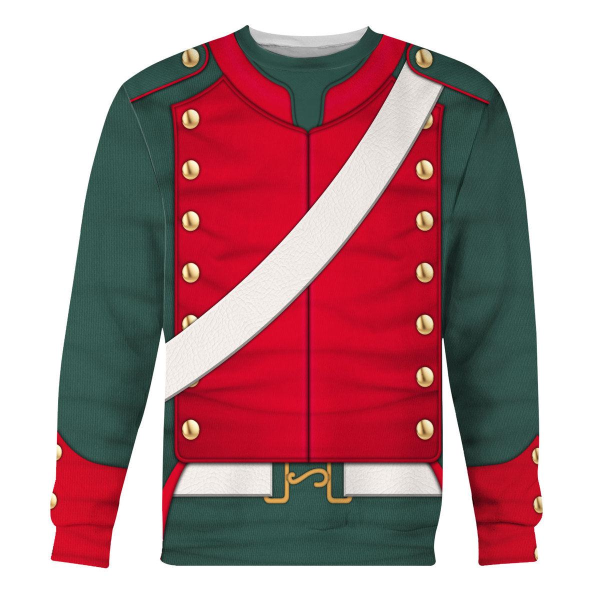 Gearhomie Napoleonic French Light Cavalry-Lancer (1812-1815) Uniform All Over Print Hoodie Sweatshirt T-Shirt Tracksuit - Gearhomie.com