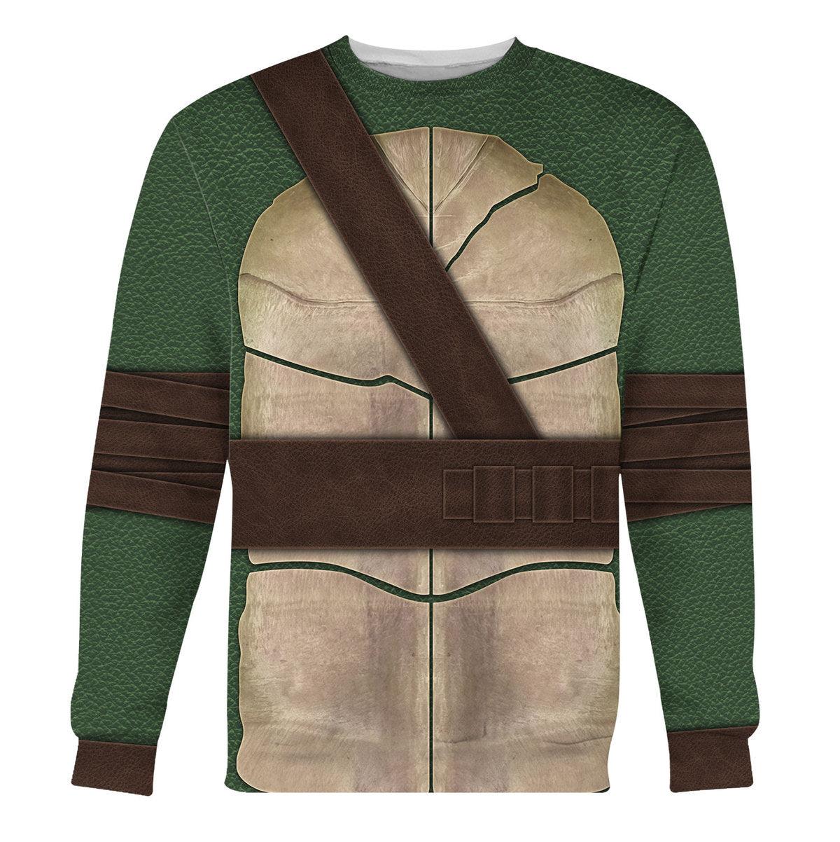 Gearhomie Ninja Turtles Donatello Costume Hoodie Sweatshirt T-Shirt ZipHoodie Sweatpants - Gearhomie.com