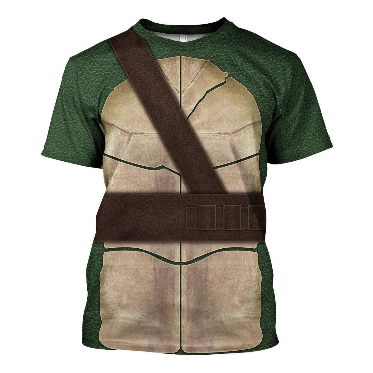 Gearhomie Ninja Turtles Donatello Costume Hoodie Sweatshirt T-Shirt ZipHoodie Sweatpants - Gearhomie.com