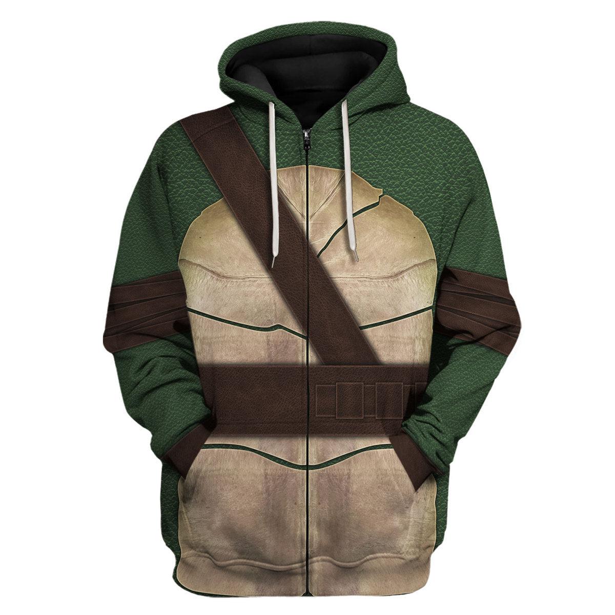 Gearhomie Ninja Turtles Donatello Costume Hoodie Sweatshirt T-Shirt ZipHoodie Sweatpants - Gearhomie.com