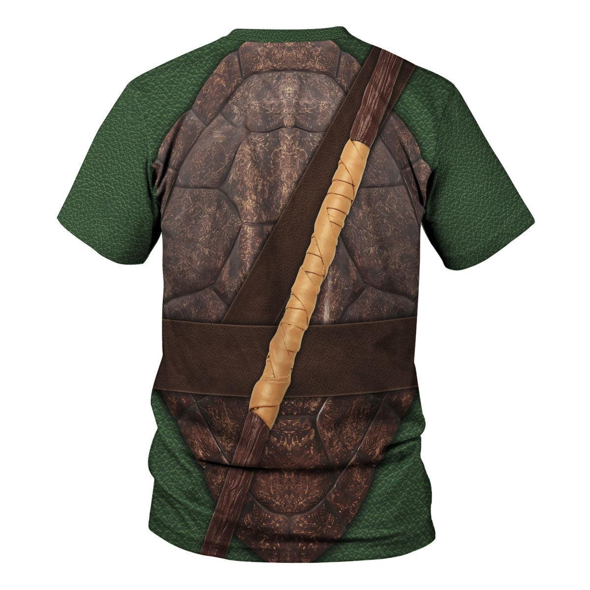 Gearhomie Ninja Turtles Donatello Costume Hoodie Sweatshirt T-Shirt ZipHoodie Sweatpants - Gearhomie.com