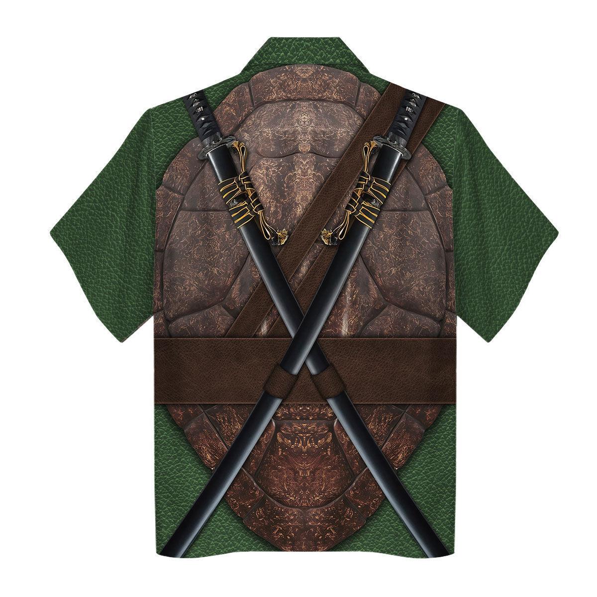 Gearhomie Ninja Turtles Leonardo Costume Hoodie Sweatshirt T-Shirt ZipHoodie Sweatpants - Gearhomie.com
