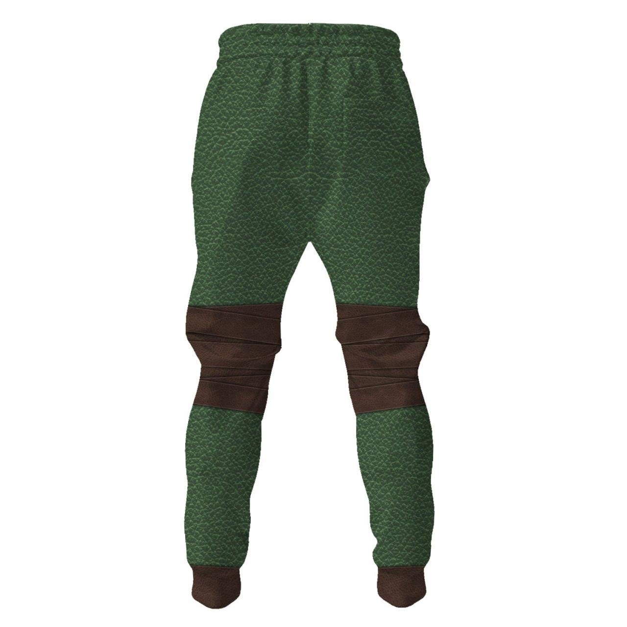 Gearhomie Ninja Turtles Leonardo Costume Hoodie Sweatshirt T-Shirt ZipHoodie Sweatpants - Gearhomie.com