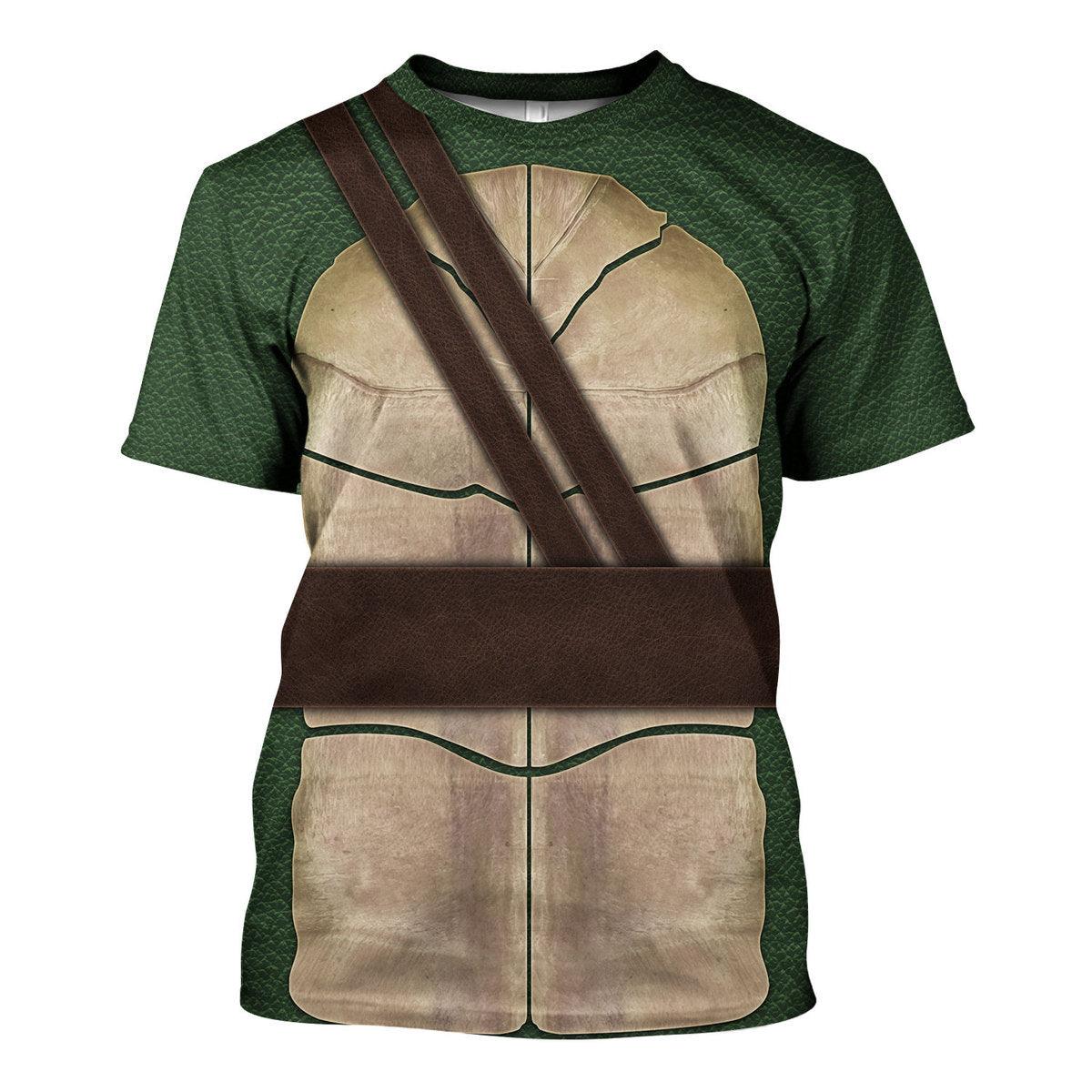 Gearhomie Ninja Turtles Leonardo Costume Hoodie Sweatshirt T-Shirt ZipHoodie Sweatpants - Gearhomie.com