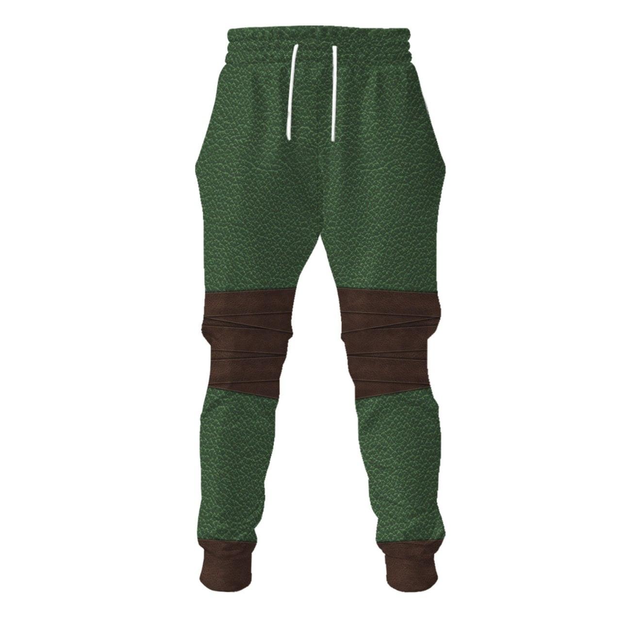 Gearhomie Ninja Turtles Raphael Costume Hoodie Sweatshirt T-Shirt ZipHoodie Sweatpants - Gearhomie.com