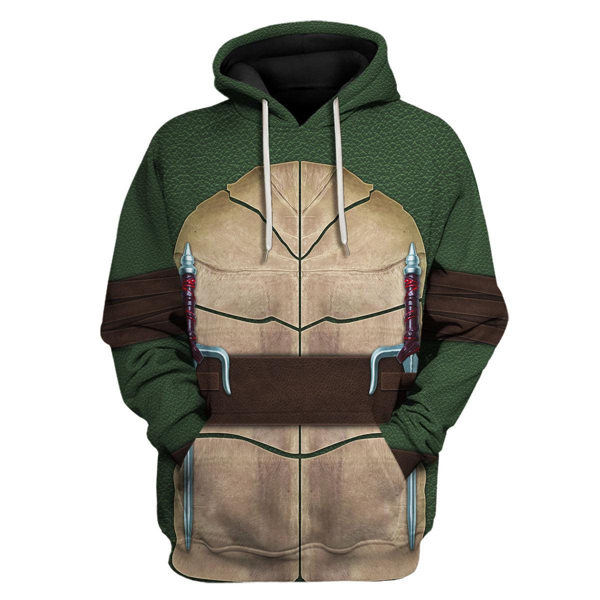 Gearhomie Ninja Turtles Raphael Costume Hoodie Sweatshirt T-Shirt ZipHoodie Sweatpants - Gearhomie.com