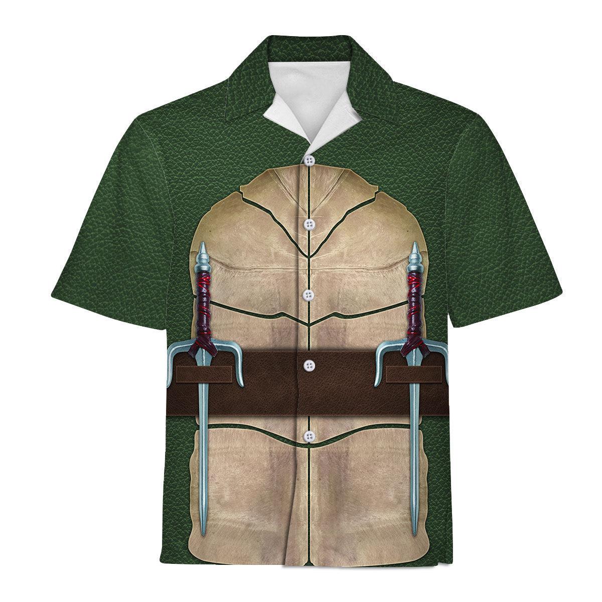 Gearhomie Ninja Turtles Raphael Costume Hoodie Sweatshirt T-Shirt ZipHoodie Sweatpants - Gearhomie.com