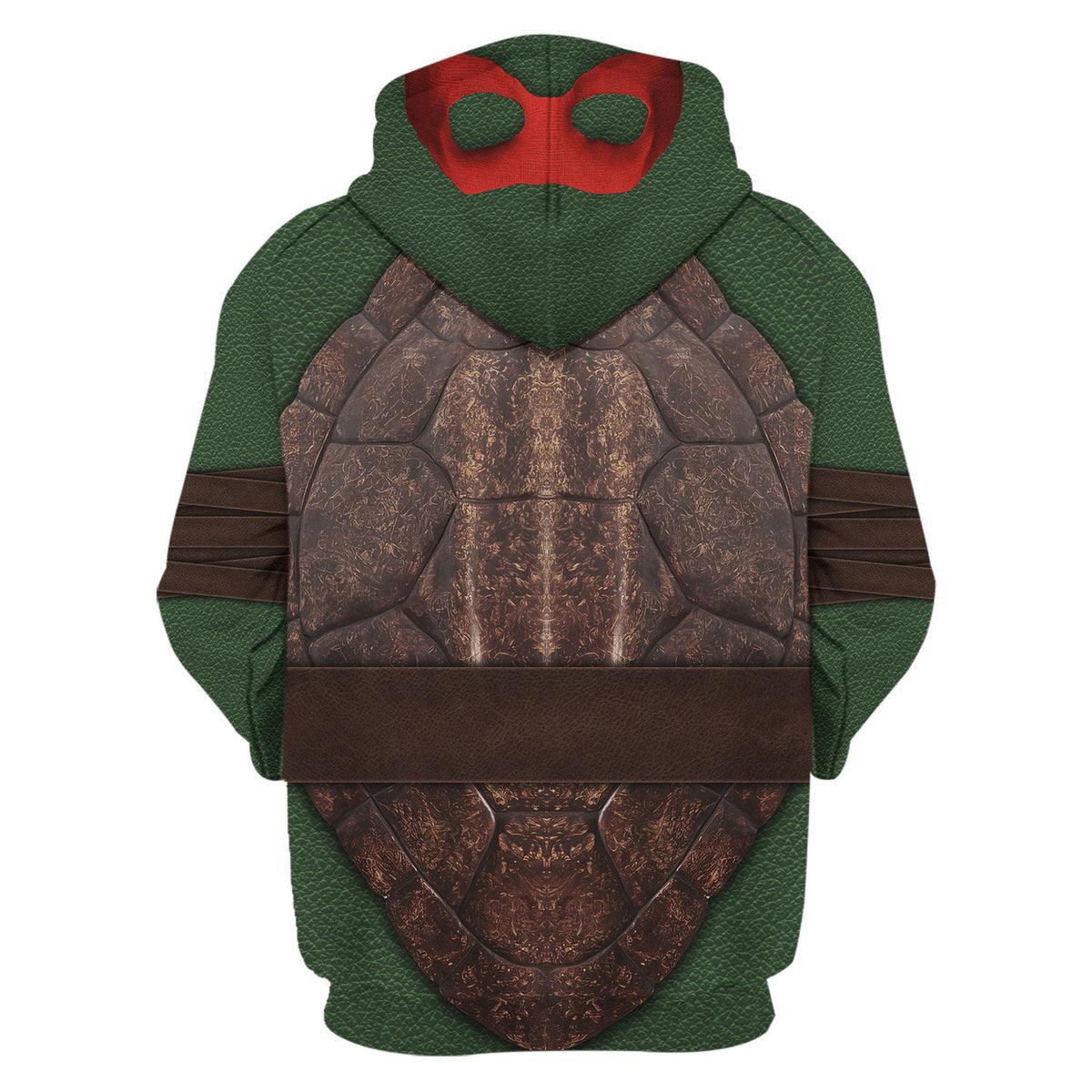 Gearhomie Ninja Turtles Raphael Costume Hoodie Sweatshirt T-Shirt ZipHoodie Sweatpants - Gearhomie.com