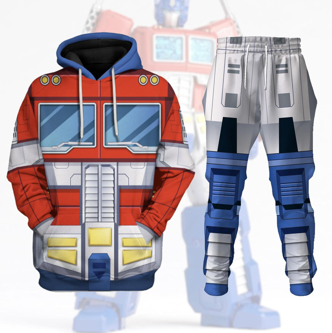 Gearhomie Optimus Prime Costume Cosplay Hoodie Tracksuit - DucG