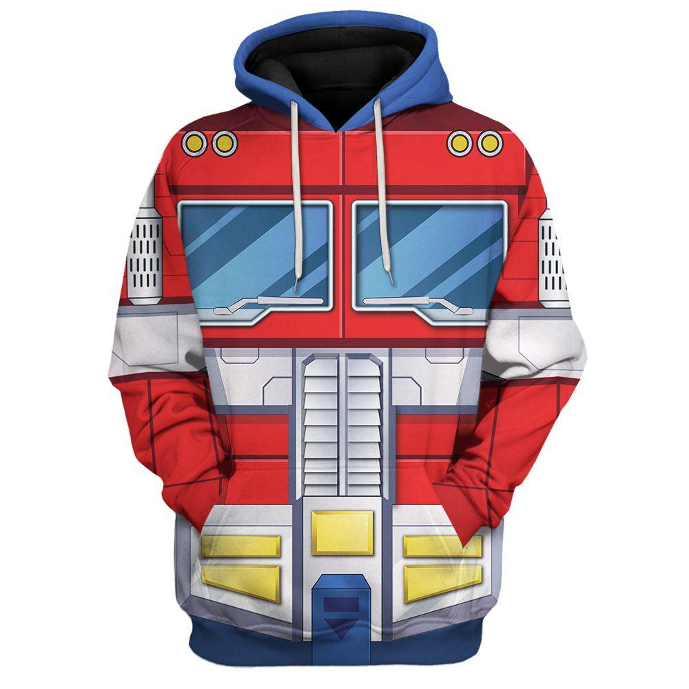 Gearhomie Optimus Prime Costume Cosplay Hoodie Tracksuit - DucG