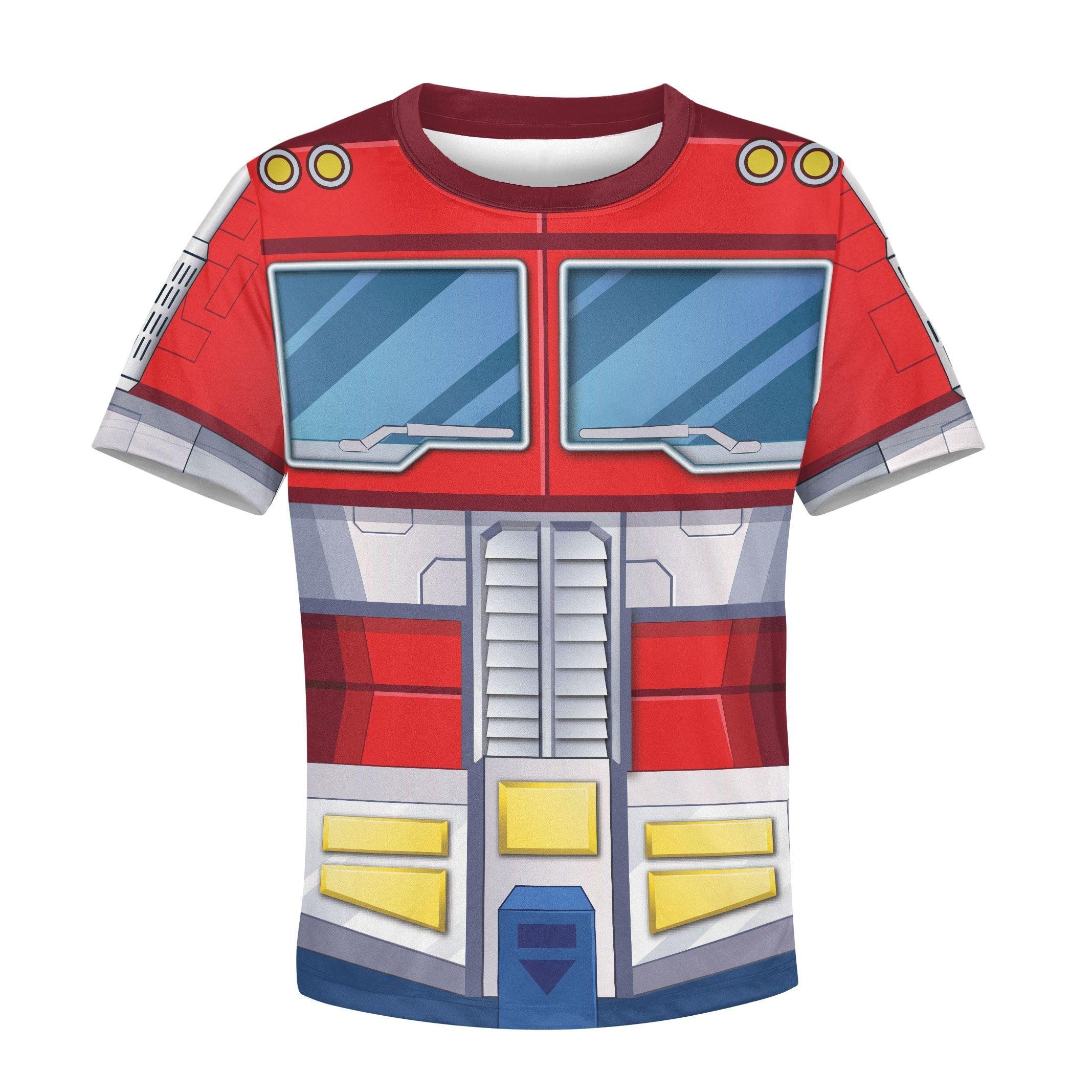  CustomsPig Optimus Prime Kid Costume Cosplay Hoodie Sweatshirt T-Shirt -  CustomsPig.com