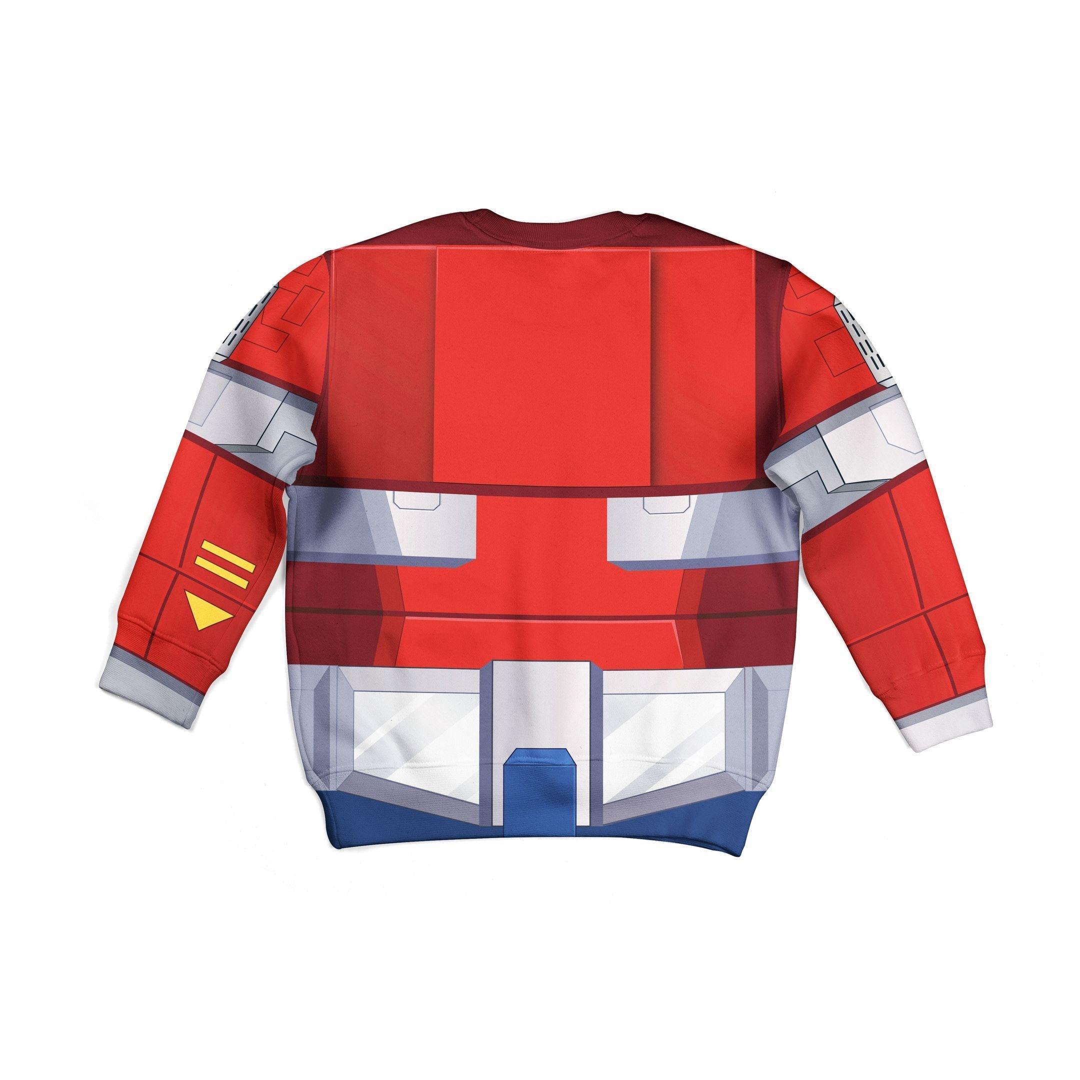  CustomsPig Optimus Prime Kid Costume Cosplay Hoodie Sweatshirt T-Shirt -  CustomsPig.com