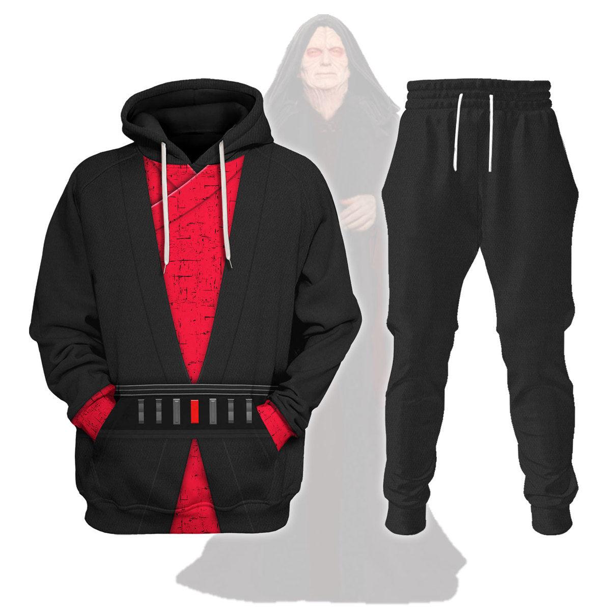 Gearhomie Palpatine Costume Hoodie Sweatshirt T-Shirt Sweatpants - Gearhomie.com