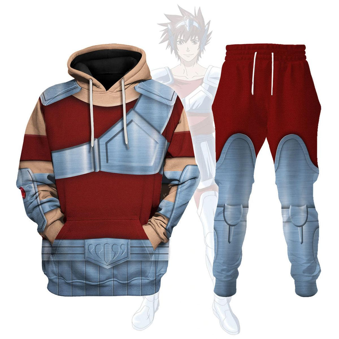 Gearhomie Pegasus Tenma Saint Seiya Costume Hoodie Sweatshirt T-Shirt Tracksuit - DucG