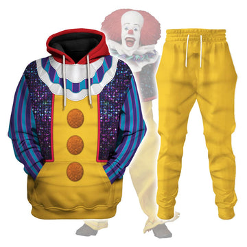 Gearhomie Pennywise 1990 Costume Hoodie Sweatshirt T-Shirt Tracksuit - Gearhomie.com