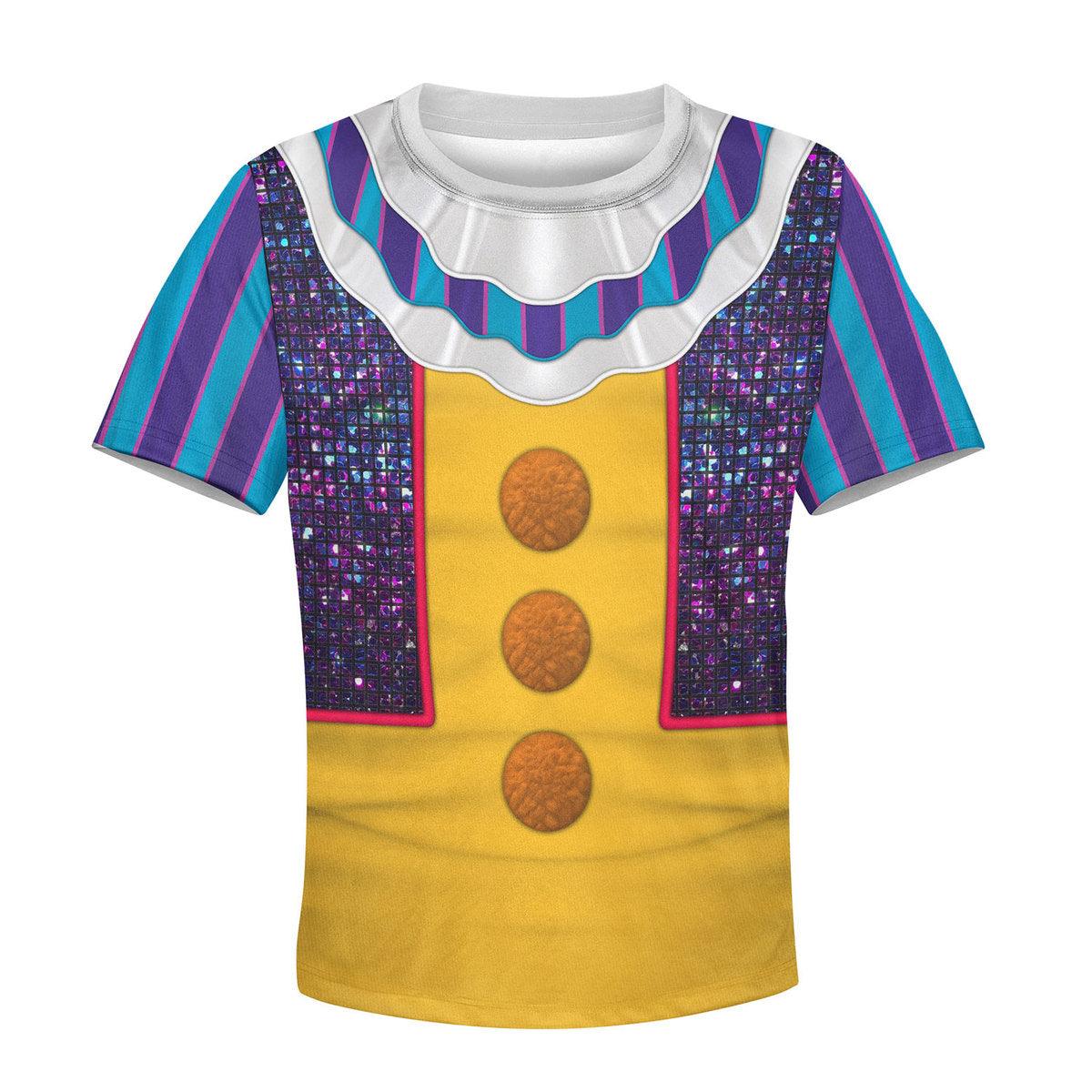 Gearhomie Pennywise 1990 Costume Kid Hoodie Sweatshirt T-Shirt - Gearhomie.com
