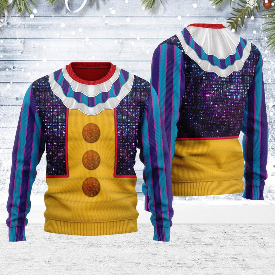 Gearhomie Pennywise 1990 Ugly Christmas Sweater - Gearhomie.com