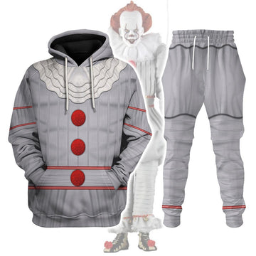 Gearhomie Pennywise Costume Hoodie Sweatshirt T-Shirt Tracksuit - Gearhomie.com