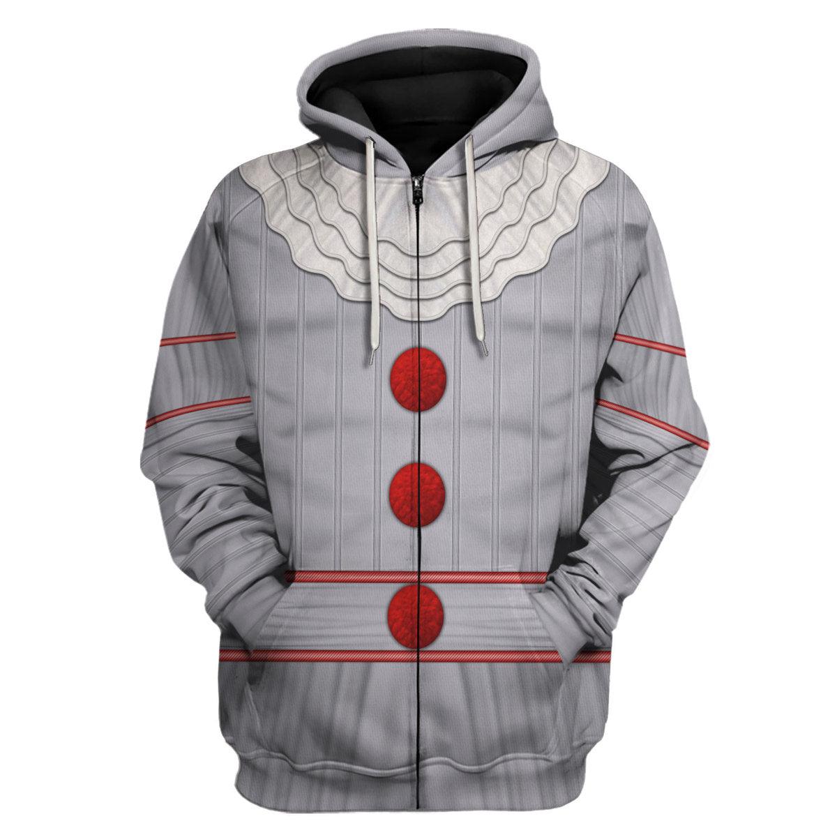 Gearhomie Pennywise Costume Hoodie Sweatshirt T-Shirt Tracksuit - Gearhomie.com