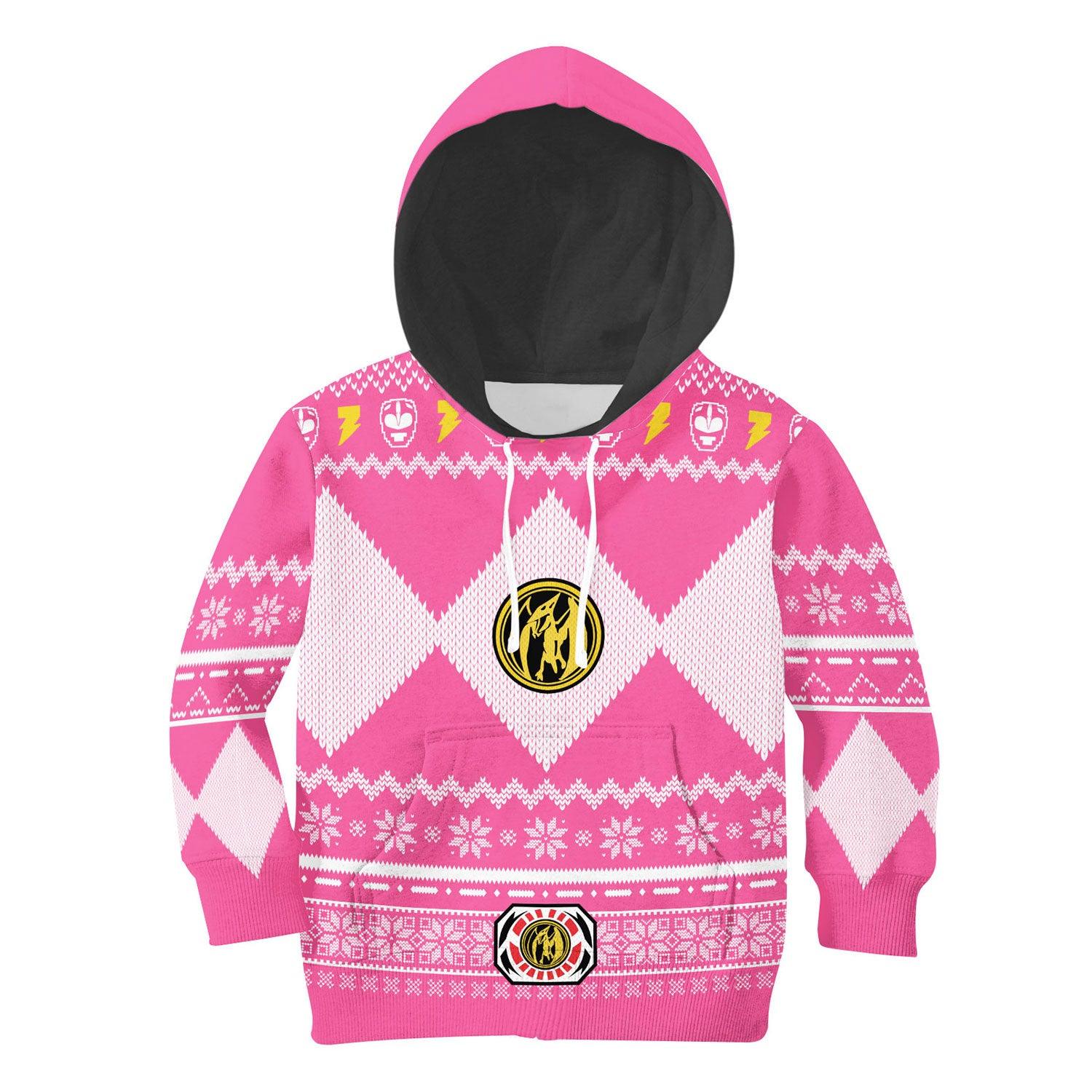 Oodiegang Pink Power Ranger Kid Tops - Oodiegang.com