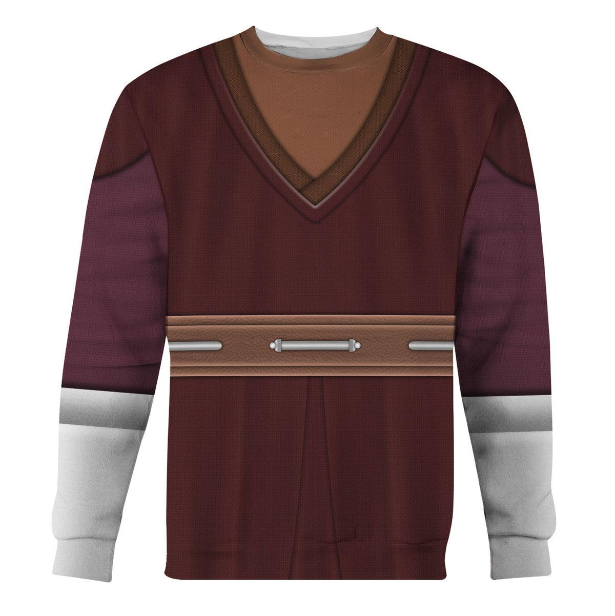 Gearhomie Plo Koon Costume Hoodie Sweatshirt T-Shirt Sweatpants - Gearhomie.com